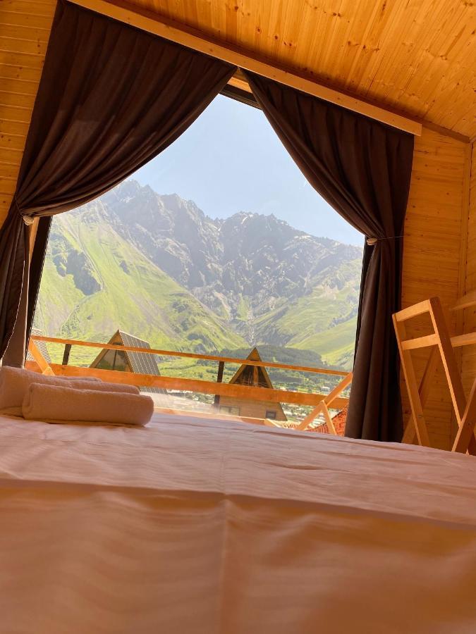 Villa Little Wood House Gergeti Kazbegi Exterior foto