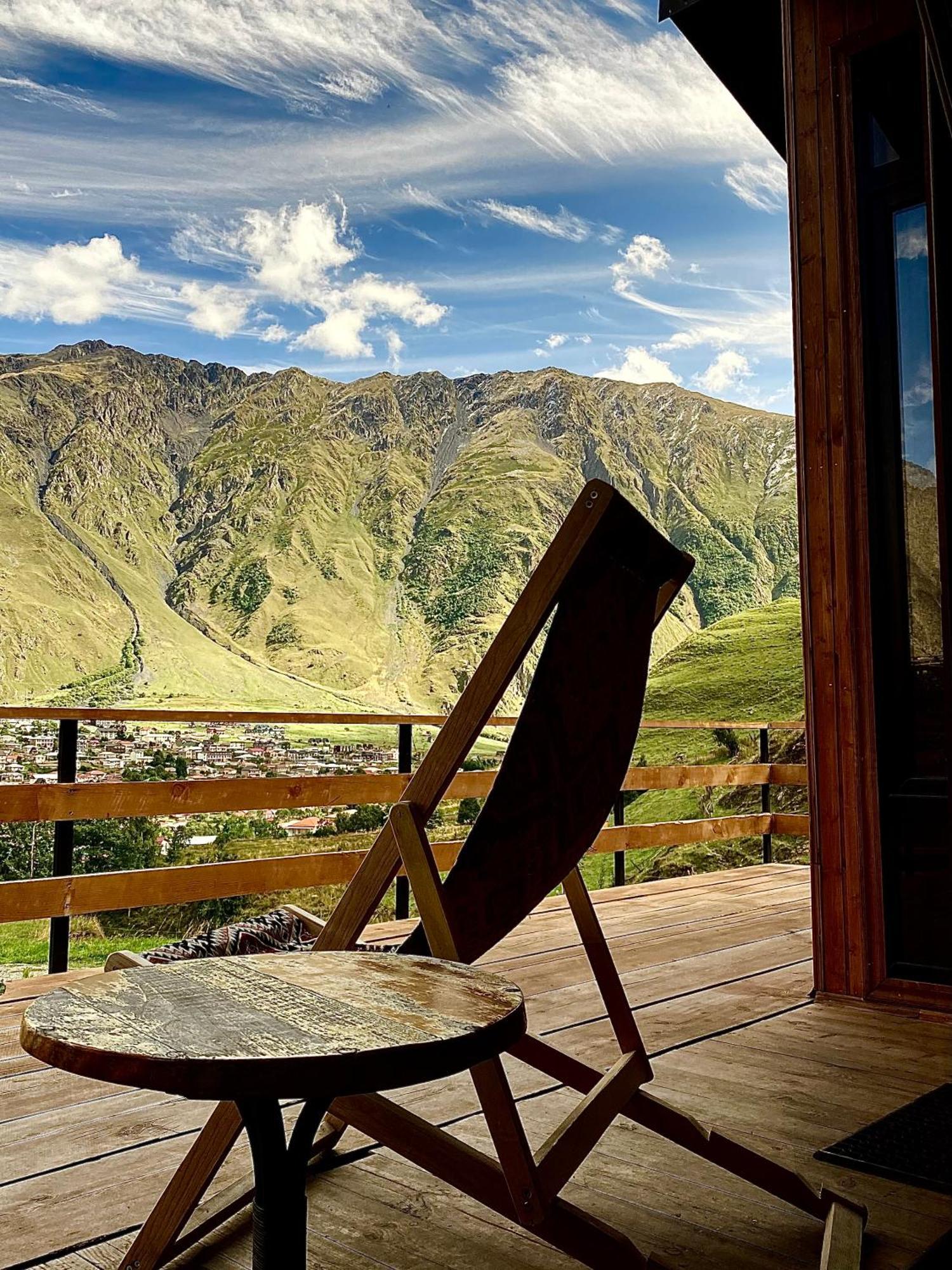 Villa Little Wood House Gergeti Kazbegi Exterior foto