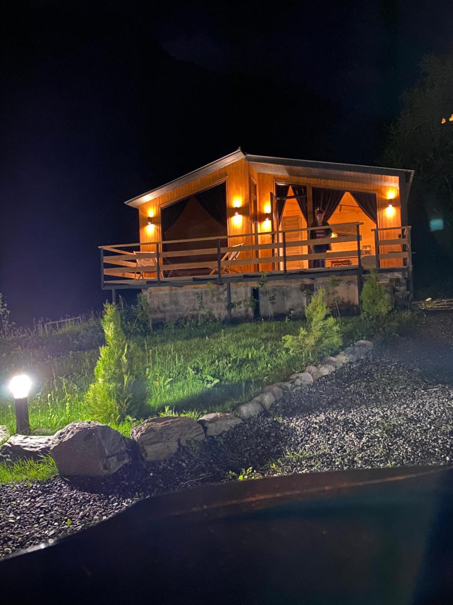 Villa Little Wood House Gergeti Kazbegi Exterior foto